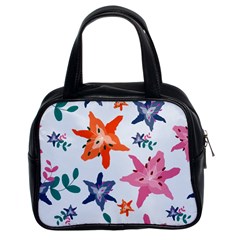 Flowers-5 Classic Handbag (two Sides) by nateshop