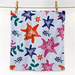 Flowers-5 Face Towel Front