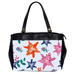 Flowers-5 Oversize Office Handbag (2 Sides) by nateshop