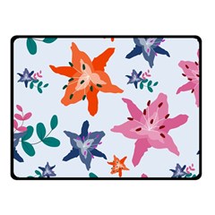 Flowers-5 Fleece Blanket (small)