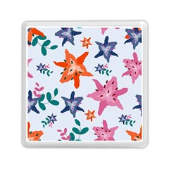 Flowers-5 Memory Card Reader (square) by nateshop