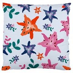 Flowers-5 Large Cushion Case (one Side) by nateshop