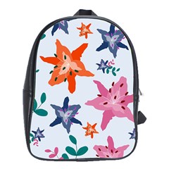 Flowers-5 School Bag (xl) by nateshop