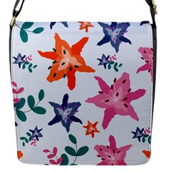 Flowers-5 Flap Closure Messenger Bag (s) by nateshop