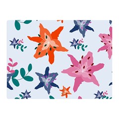 Flowers-5 Double Sided Flano Blanket (mini)  by nateshop