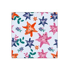 Flowers-5 Satin Bandana Scarf 22  X 22  by nateshop