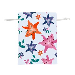 Flowers-5 Lightweight Drawstring Pouch (l) by nateshop