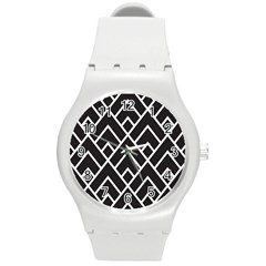 Geometry Round Plastic Sport Watch (m) by nateshop