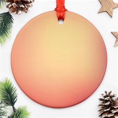 Gradient Round Ornament (two Sides) by nateshop