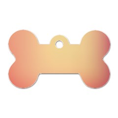 Gradient Dog Tag Bone (one Side) by nateshop