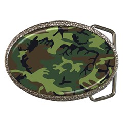 Green Brown Camouflage Belt Buckles by nateshop