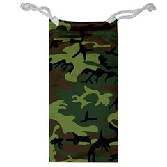 Green Brown Camouflage Jewelry Bag by nateshop