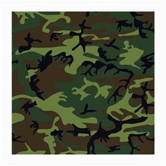 Green Brown Camouflage Medium Glasses Cloth (2 Sides) by nateshop