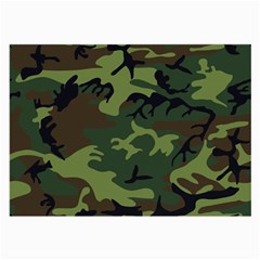 Green Brown Camouflage Large Glasses Cloth by nateshop