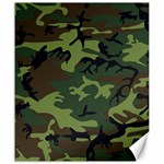 Green Brown Camouflage Canvas 20  x 24  19.57 x23.15  Canvas - 1