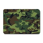 Green Brown Camouflage Small Doormat  24 x16  Door Mat