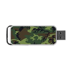 Green Brown Camouflage Portable Usb Flash (two Sides) by nateshop