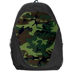 Green Brown Camouflage Backpack Bag by nateshop