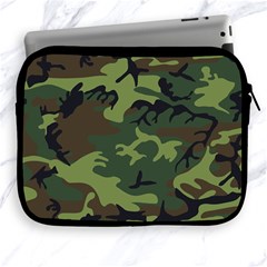 Green Brown Camouflage Apple Ipad 2/3/4 Zipper Cases by nateshop