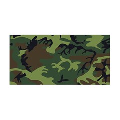 Green Brown Camouflage Yoga Headband by nateshop