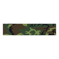 Green Brown Camouflage Velvet Scrunchie by nateshop