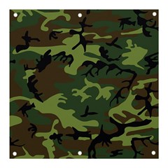 Green Brown Camouflage Banner And Sign 3  X 3  by nateshop