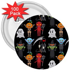 Halloween 3  Buttons (100 Pack)  by nateshop