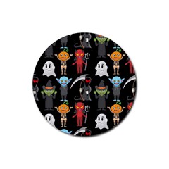 Halloween Rubber Coaster (round) by nateshop