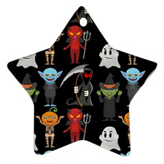 Halloween Star Ornament (two Sides) by nateshop