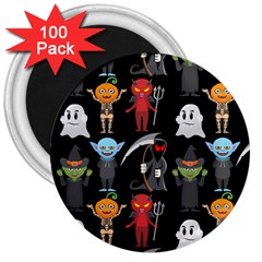 Halloween 3  Magnets (100 Pack) by nateshop