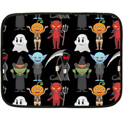 Halloween Fleece Blanket (mini) by nateshop