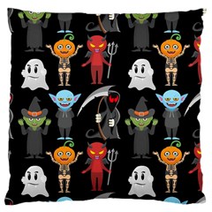 Halloween Large Cushion Case (two Sides) by nateshop