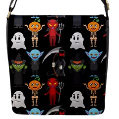 Halloween Flap Closure Messenger Bag (s) by nateshop