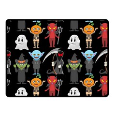 Halloween Double Sided Fleece Blanket (small)  by nateshop