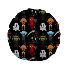 Halloween Standard 15  Premium Flano Round Cushions