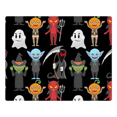 Halloween Double Sided Flano Blanket (large)  by nateshop