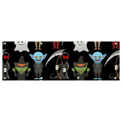 Halloween Banner And Sign 9  X 3 