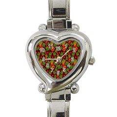 Illustration Heart Italian Charm Watch by nateshop