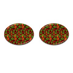 Illustration Cufflinks (oval) by nateshop