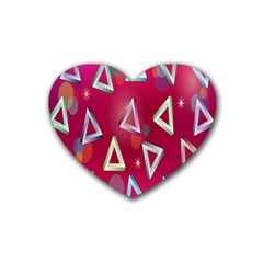 Impossible Rubber Heart Coaster (4 Pack) by nateshop