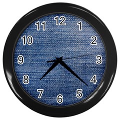 Jeans Wall Clock (black) by nateshop