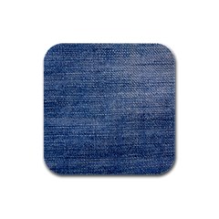 Jeans Rubber Square Coaster (4 Pack) by nateshop