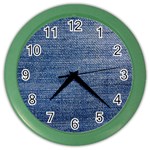 Jeans Color Wall Clock Front