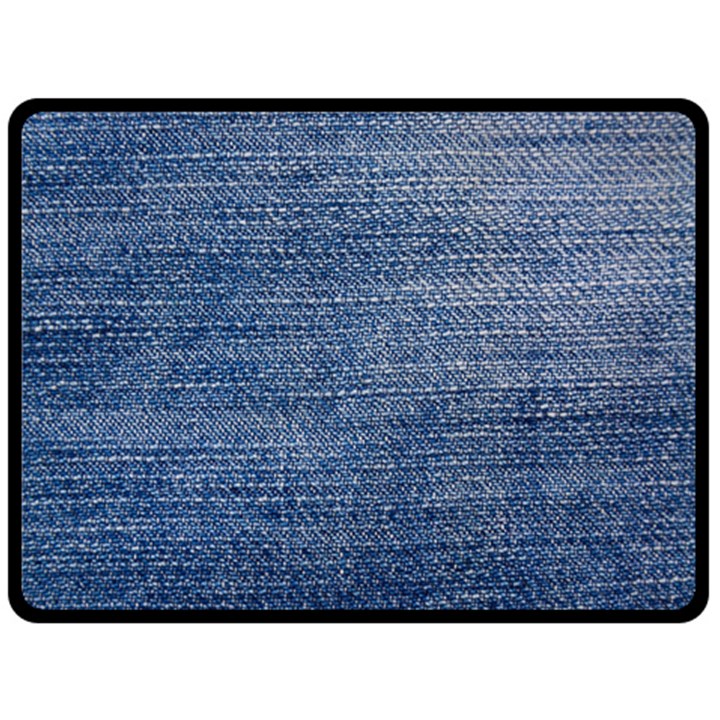 Jeans Fleece Blanket (Large) 