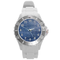 Jeans Round Plastic Sport Watch (l) by nateshop