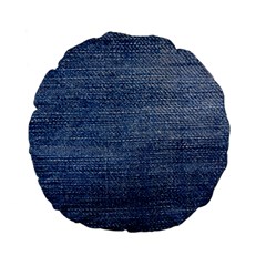 Jeans Standard 15  Premium Flano Round Cushions