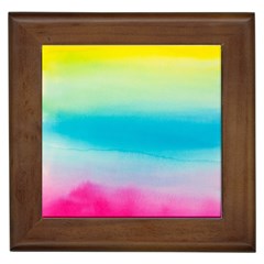 Watercolor Framed Tile by nateshop