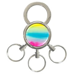 Watercolor 3-ring Key Chain by nateshop