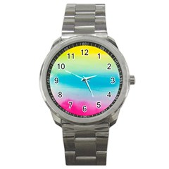 Watercolor Sport Metal Watch