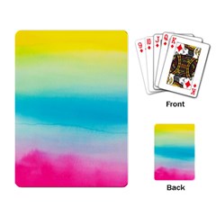 Watercolor Playing Cards Single Design (Rectangle)